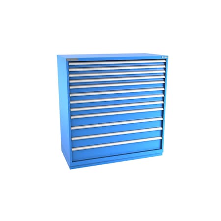 Champion Tool Storage Modular Drawer Cabinet, 12 Drawer, Blue, Steel, 56-1/2 in W x 28-1/2 in D x 59-1/2 in H D27001201ILCFTB-BB